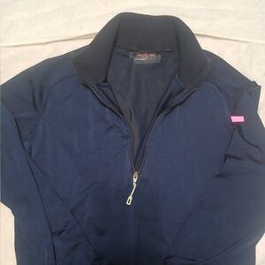 Vintage 1970s Demetre Ski Shirt - Made in USA - Navy Blue